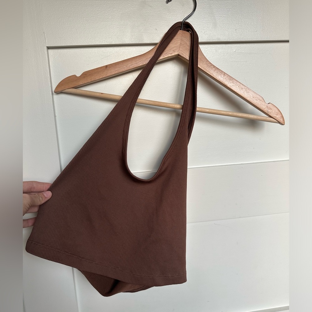 Brown Halter top